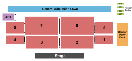 Great Park Live Seating Chart: Endstage 4