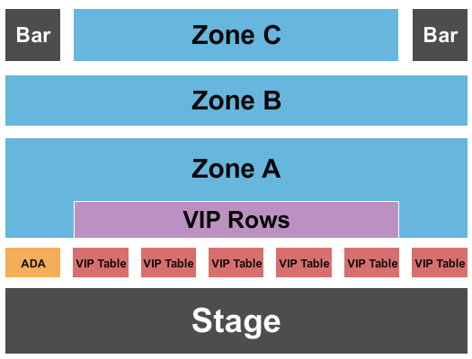 Great Star Theater Seating Chart: Endstage 2
