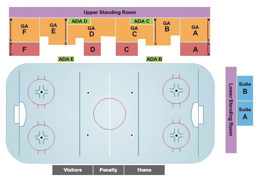 Greeley Ice Haus Seating Chart: Hockey