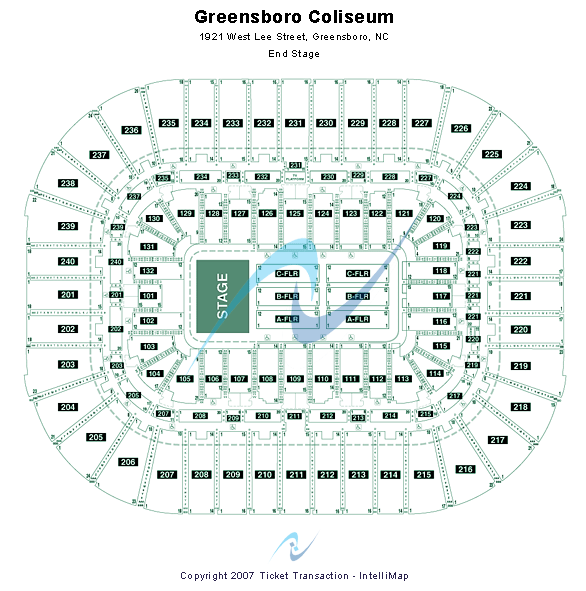 Greensboro Coliseum Seating Chart