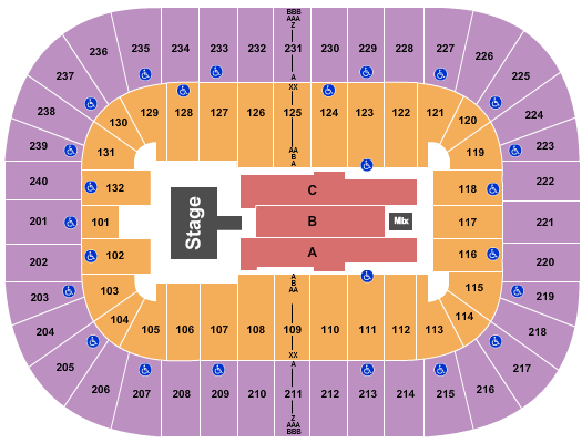 First Horizon Coliseum At First Horizon Coliseum Complex Seating Chart: Christian Nodal