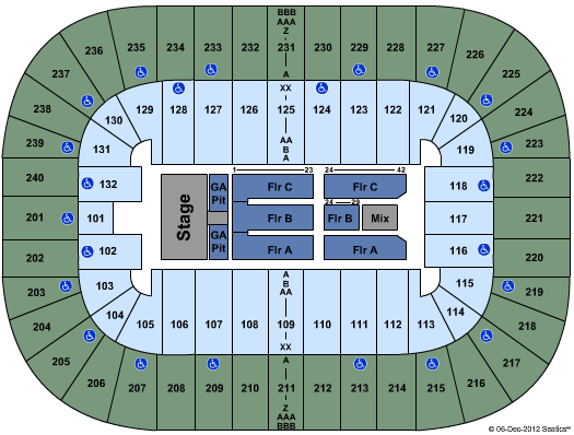 Greensboro Coliseum Seating Chart