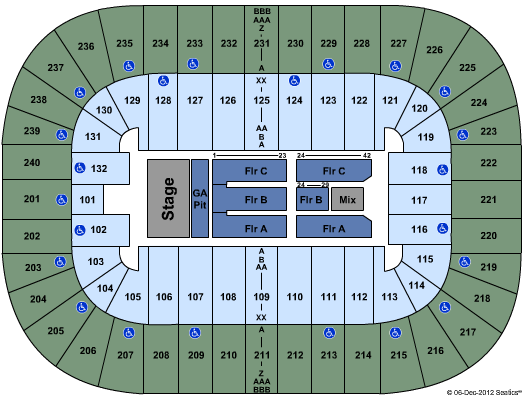 Greensboro Coliseum Seating Chart