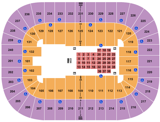 First Horizon Coliseum At Greensboro Complex Seating Chart: FIFA Watch Party