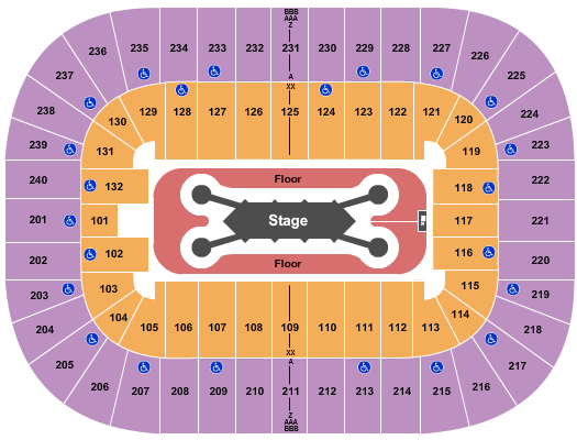 Greensboro Coliseum At Greensboro Coliseum Complex Seating Chart: Feid