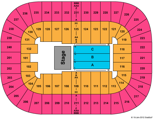 Greensboro Coliseum Seating Chart