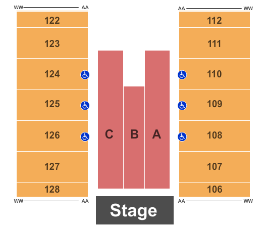 Special Events Center At Greensboro Coliseum Complex Seating Chart