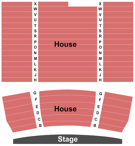 Greenville Theatre Seating Chart: Endstage 2