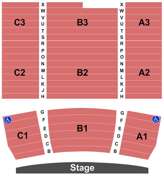 Greenville Theatre Seating Chart