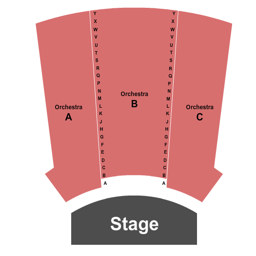 Greg Rowles Legacy Theatre Seating Chart: Endstage