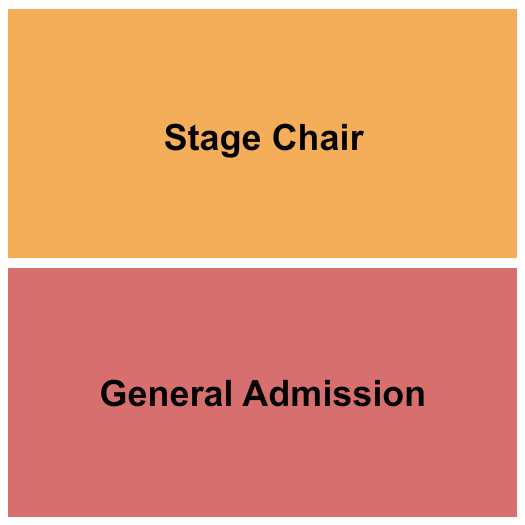 Gretna Theater Seating Chart: GA/Stage Chair