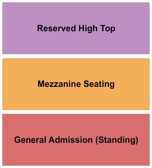 Grewal Hall at 224 Seating Chart: GA/Mezz/Reserved