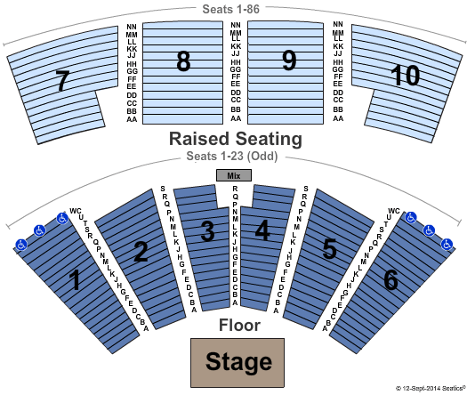 French Resort Concert Seating Chart