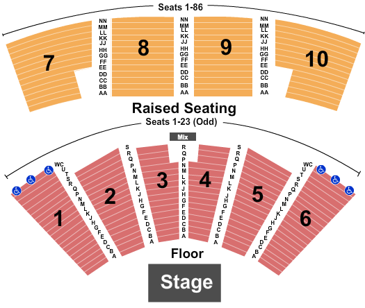 Moncton Casino Concert Seating Chart