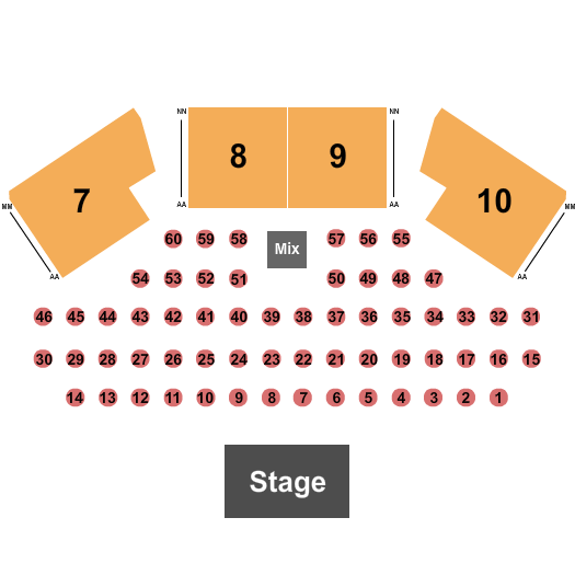 Grey Eagle Resort & Casino Seating Chart: Burlesque