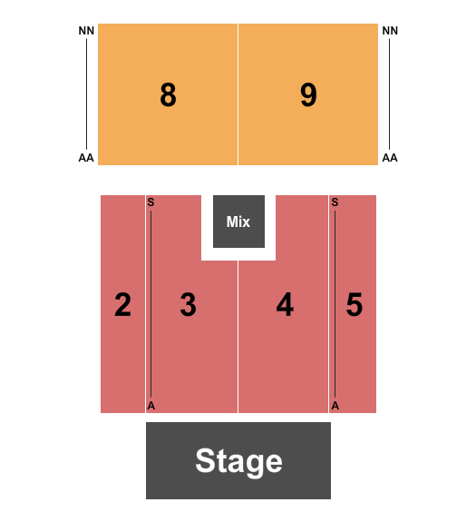 Grey Eagle Resort & Casino Seating Chart: Endstage 2