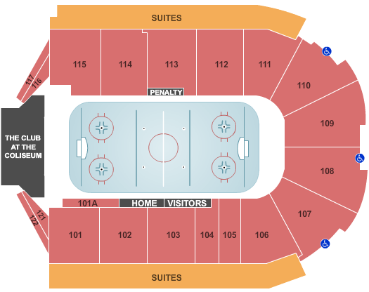 Baxter Arena Seating Chart Hockey