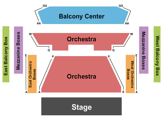 Groton Hill Music Center Seating Chart