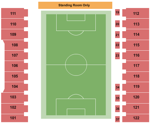 Heb Park Seating Chart