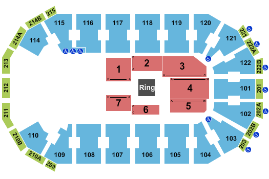 HEB Center at Cedar Park Seating Chart: AEW