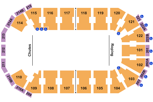 HEB Center at Cedar Park Seating Chart: Rodeo 2