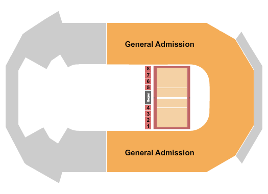 HEB Center at Cedar Park Seating Chart: Volleyball 2