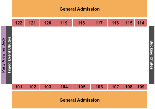 Hale Arena Seating Chart: Rodeo