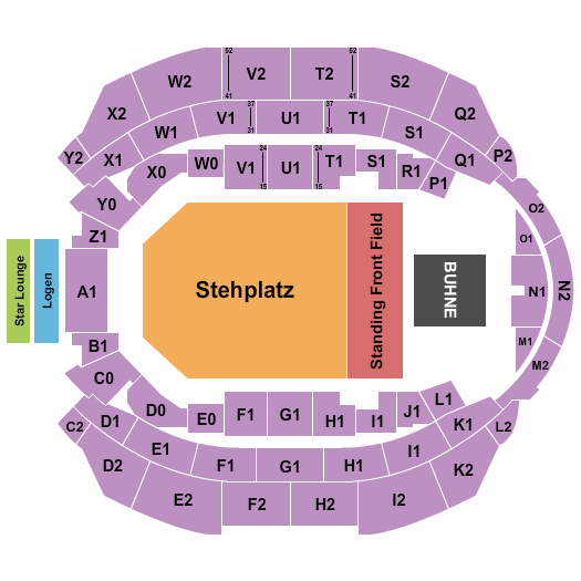 Hallenstadion - Zurich Seating Chart: Endstage GC