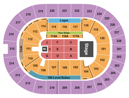 TD Coliseum Seating Chart: Andrea Bocelli