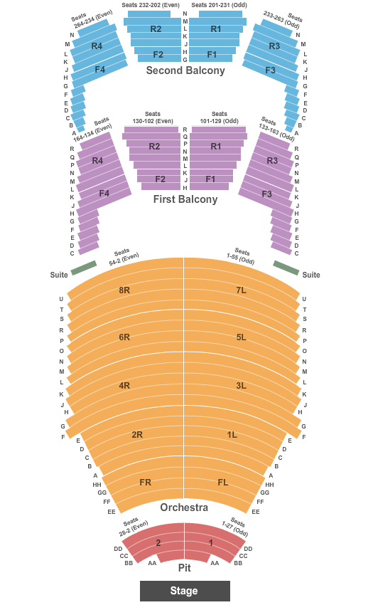 FirstOntario Concert Hall Seating Chart: Pit Endstage