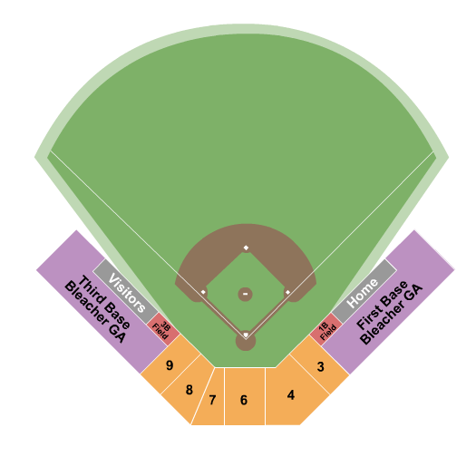 Hamlin Sports Complex Seating Chart: Baseball