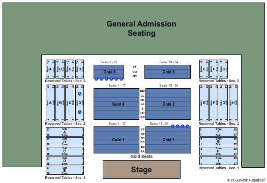 Hampton Casino Seating Chart