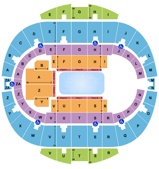 Hampton Coliseum Seating Chart: Disney On Ice 2