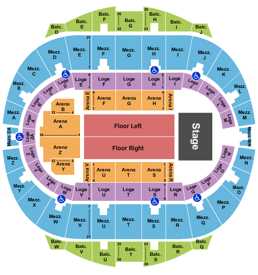 Hampton Coliseum Seating Chart: Endstage RL