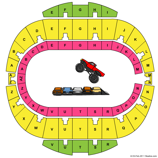 Hampton Coliseum seating chart