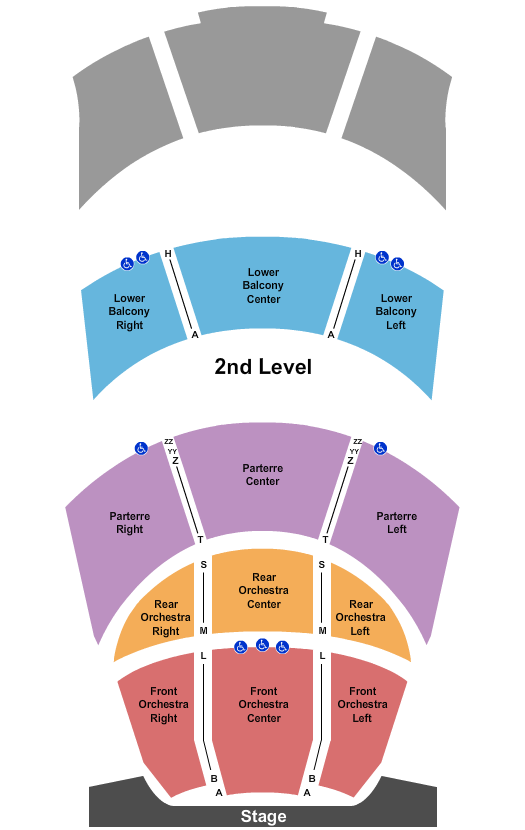 Hancher Auditorium Seating Chart: Endstage 2