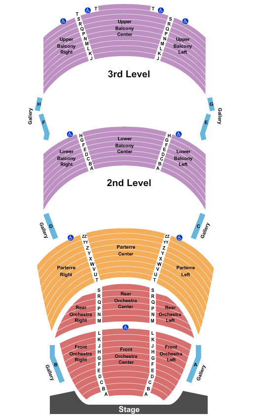 Hancher Auditorium Seating Chart: Endstage