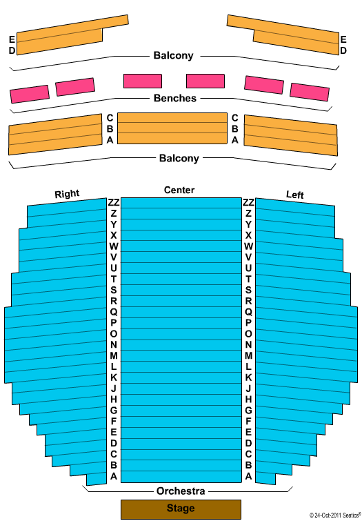 Hanford Fox Theatre Seating Chart