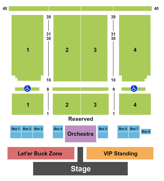 Happy Canyon Arena Seating Chart: Kip Moore