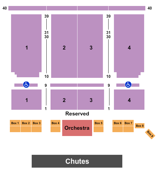 Happy Canyon Arena Seating Chart: Rodeo