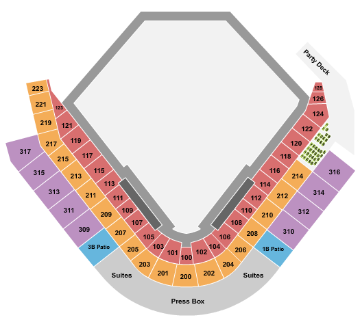 Harbor Park Seating Chart: Nitro Circus