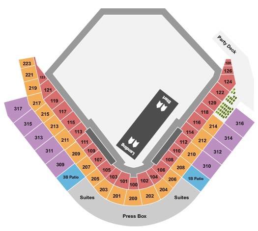 Harbor Park Seating Chart: Nitro Circus