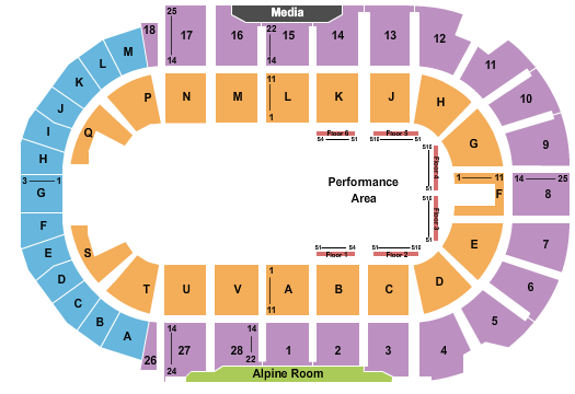 TD Station Seating Chart: Cirque Du Soleil - Crystal