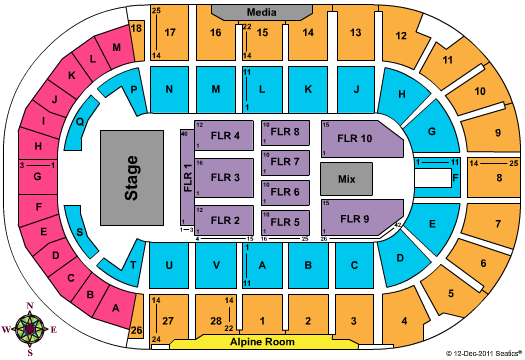 Harbour Station Seating Chart