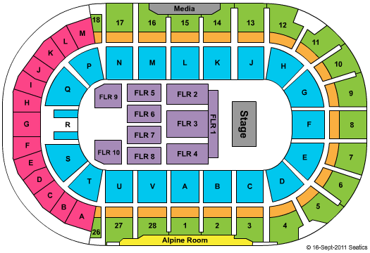 Harbour Station Seating Chart