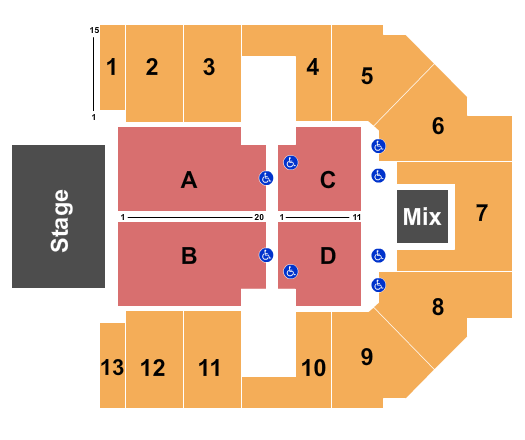 Hard Rock Event Center Seating Chart