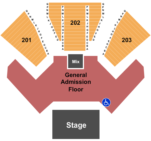 Seminole Hard Rock Tampa Event Center Seating Chart: Endstage GA Floor