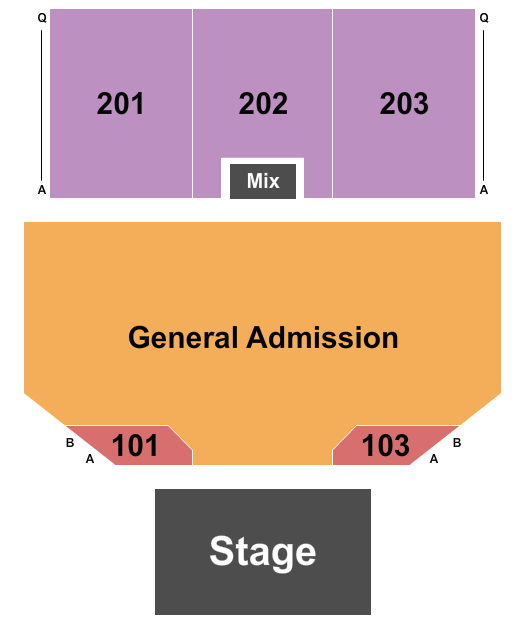 Hard Rock Hotel & Casino Bristol Seating Chart: Endstage - GA Floor