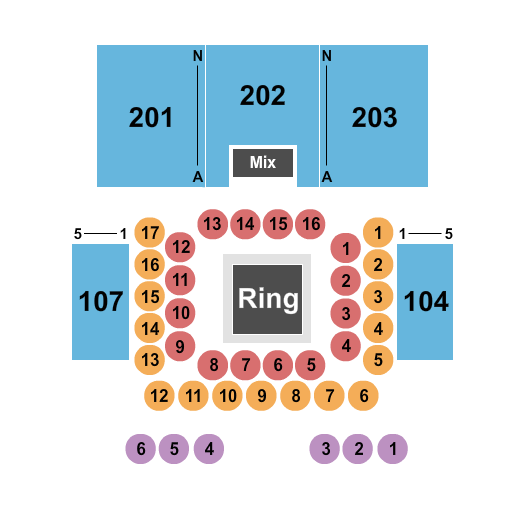 Hard Rock Hotel & Casino - Ottawa Seating Chart: Boxing