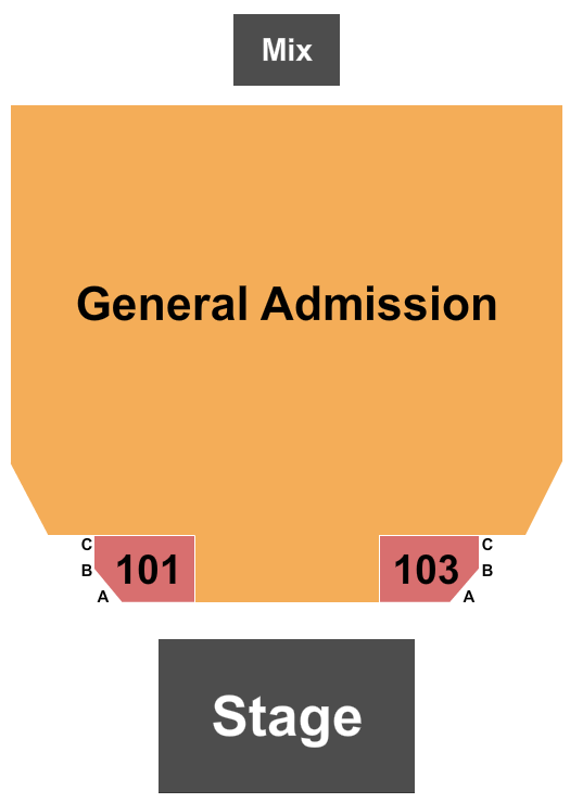 Hard Rock Hotel & Casino - Ottawa Seating Chart: Endstage with GA 2